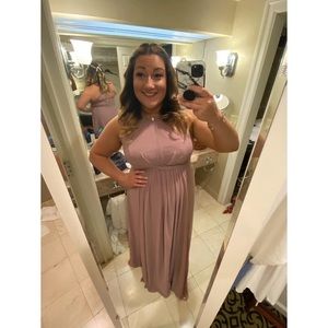 Azazie Dress in Dusty Rose size A18